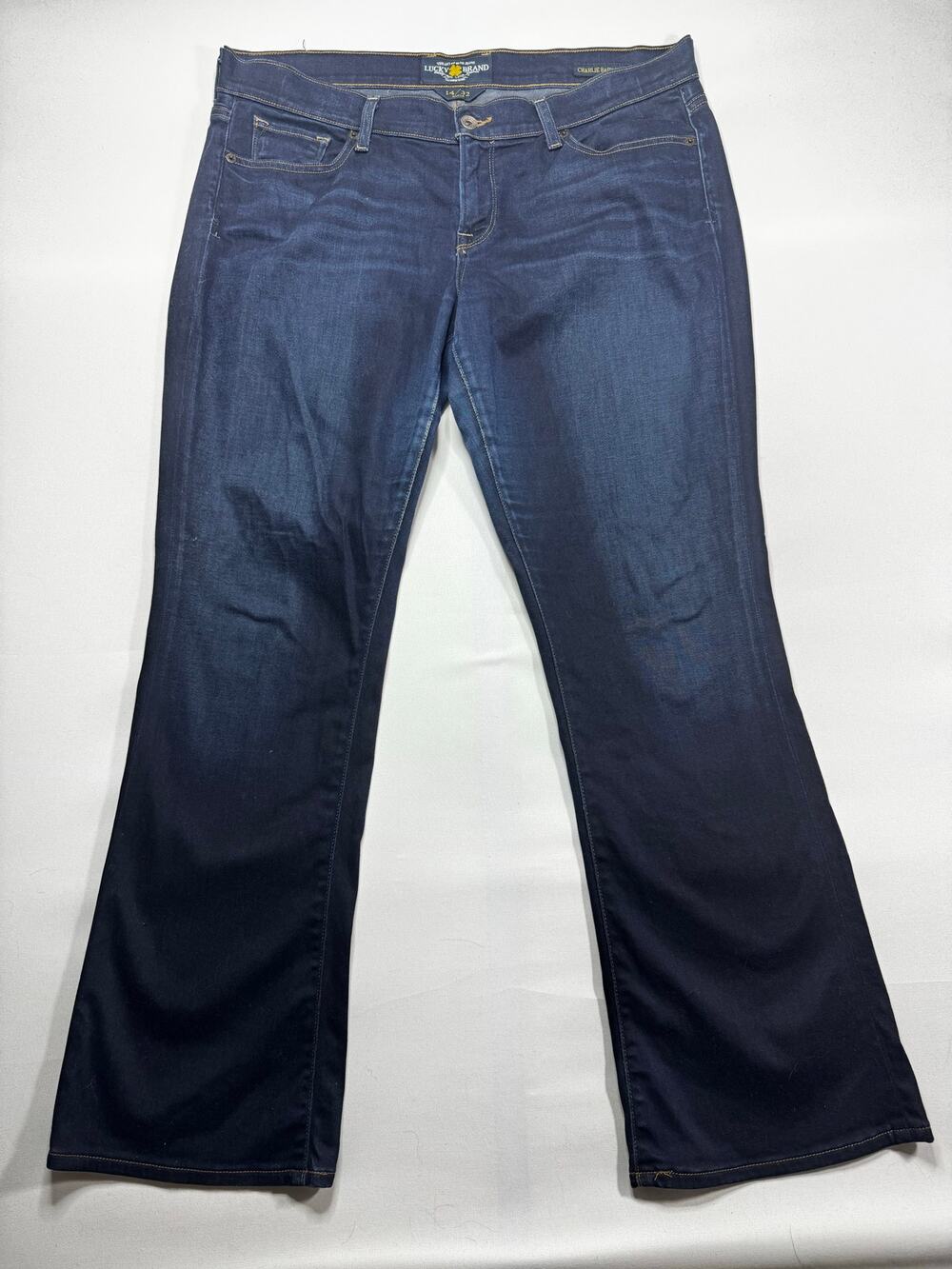Lucky Brand Women's Charlie Baby Bootcut Blue Jeans - Size 14/32 (37x31)*